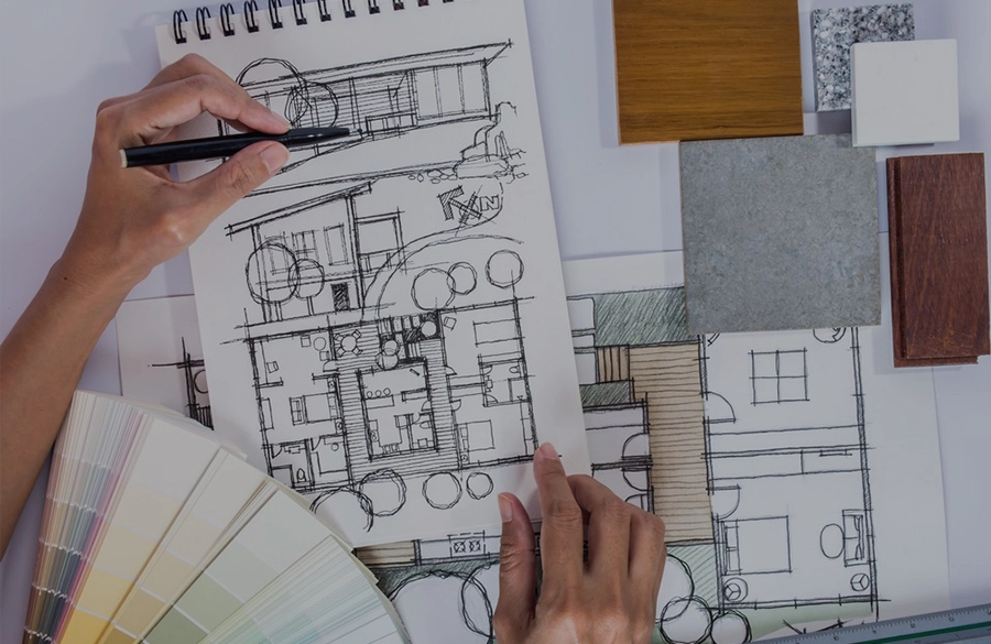What is the purpose of an interior design course?
