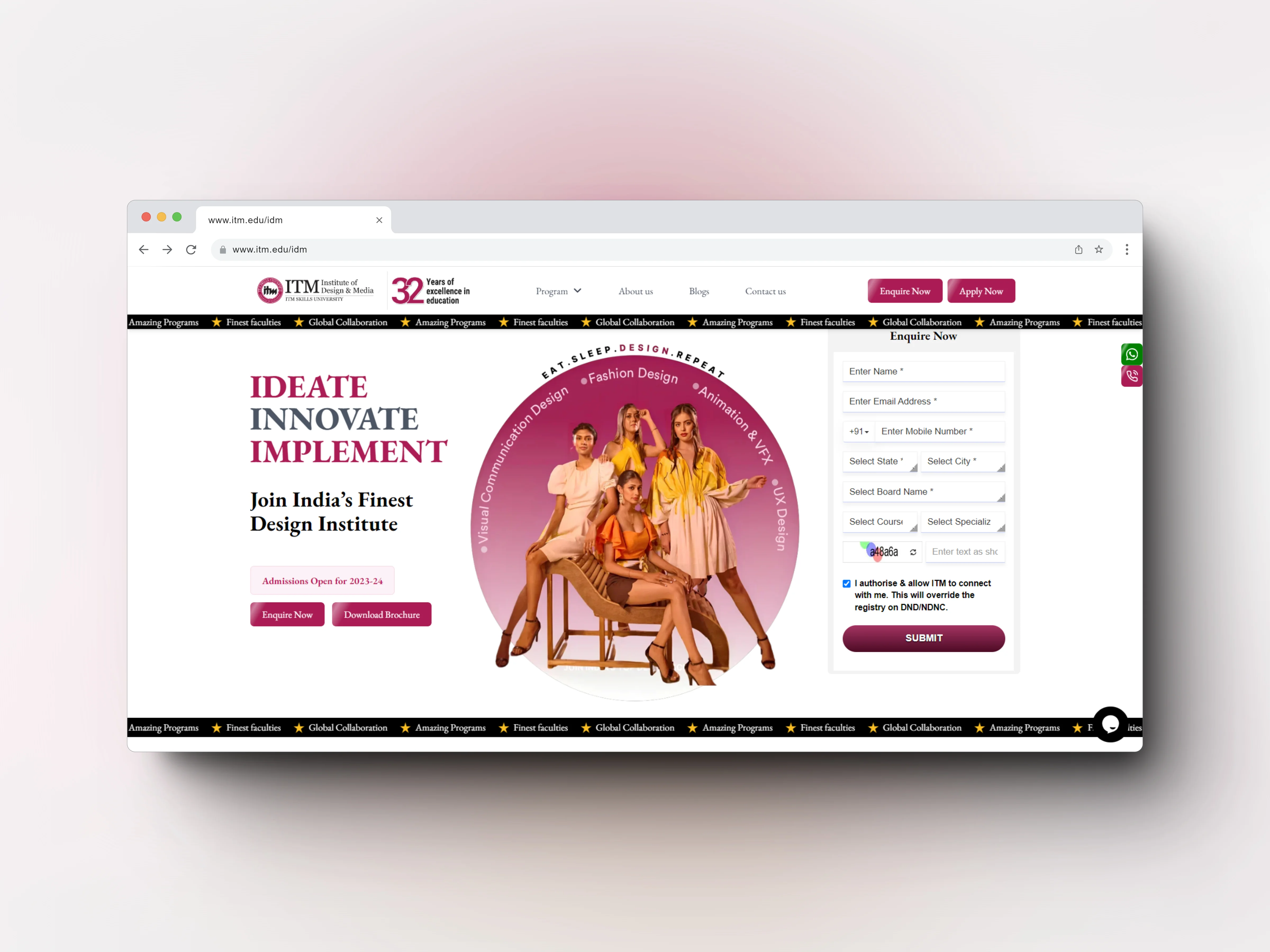 ITM Institute of Design & Media Oshiwara - [ITM IDM] campus