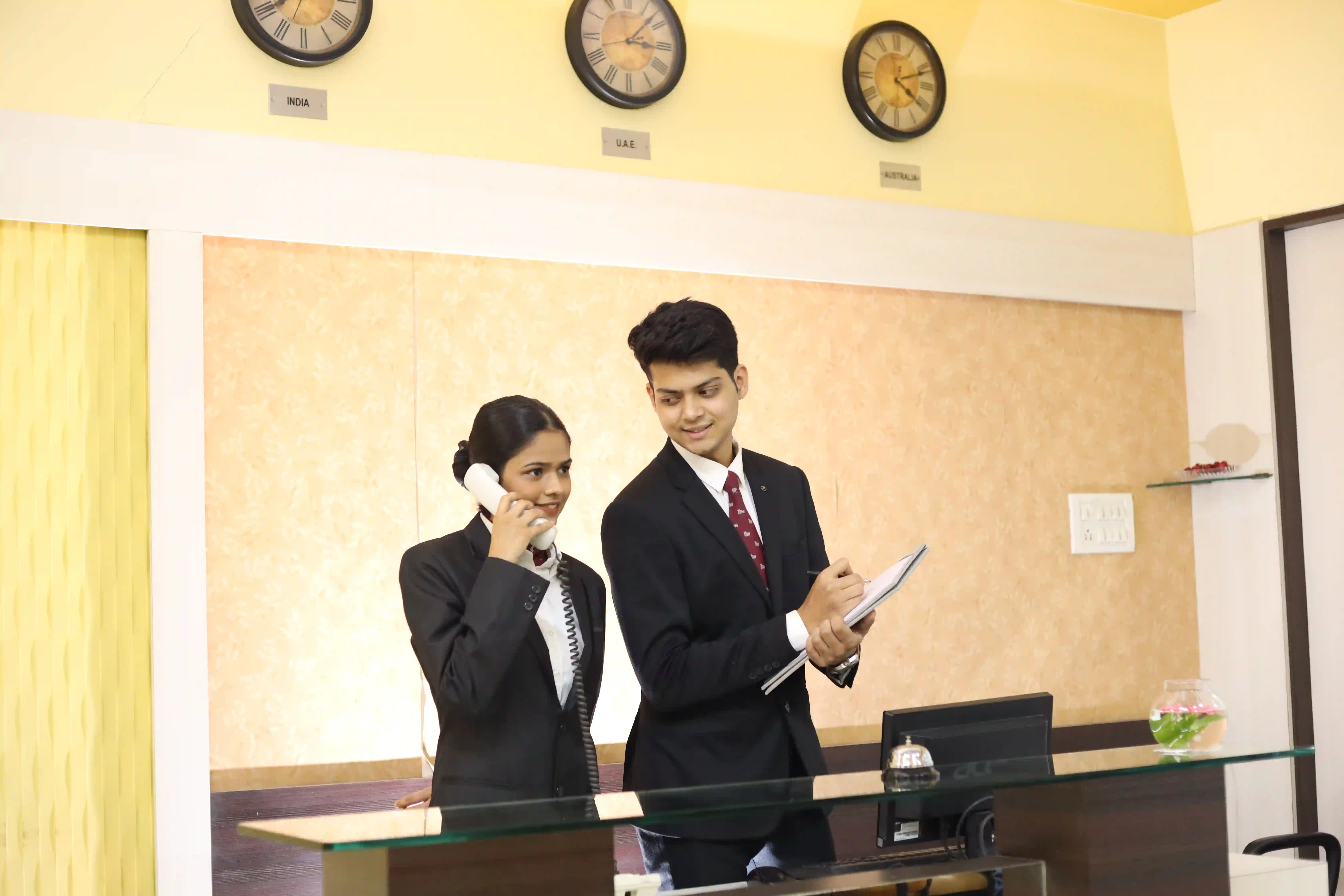 Why do students enroll in Hotel management courses after 12th